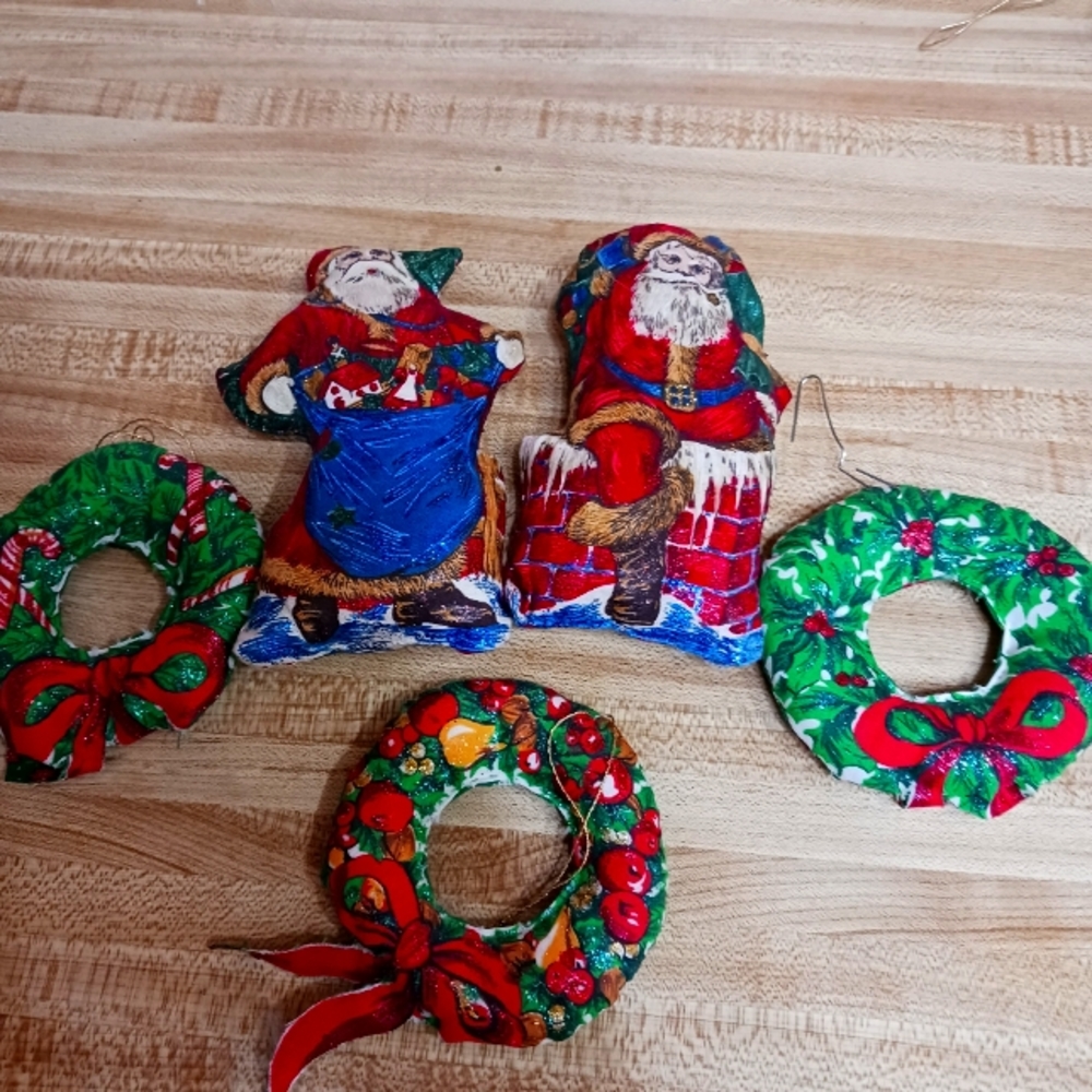 Fabric Christmas Ornaments (5)